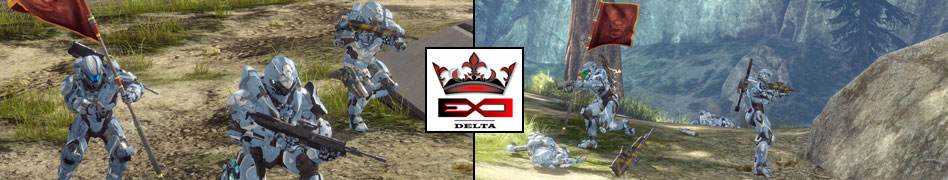ExO Delta Gaming banner, a Halo BTB Clan
