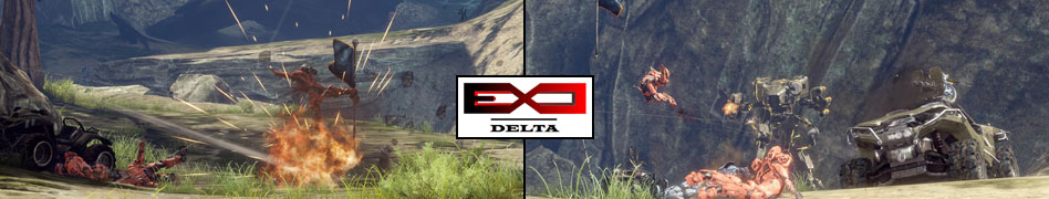 ExO Delta Gaming banner, a Halo BTB Clan